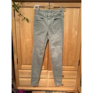 AE High Rise Jegging, Gray, Size 2R